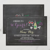 Alle leeftijden van de wijnbrouwerij Uitnodigen Kaart (Voorkant / Achterkant)