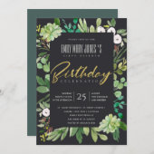 ALLE LEEFTIJDSTIP VAN DE LACK WATERVERF WREATH KAART (Voorkant / Achterkant)