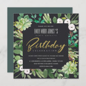 ALLE LEEFTIJDSTIP VAN DE LACK WATERVERF WREATH KAART (Voorkant / Achterkant)