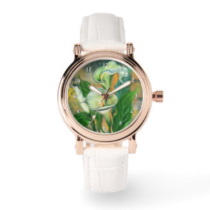 alle lelie bloemen horloge