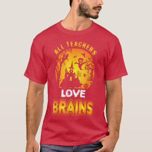 Alle leraren liefdesbreinen, spoky Halloween, Teru T-shirt