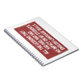 Alle lessen die ze hadden gehad, hadden geen invlo notitieboek (Rechterzijde)