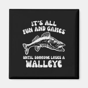 Alle leuke spelletjes tot Verlies Walleye Funny Vi Magneet