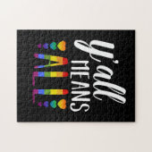 Alle LGBT Gay Lesbian Pride Parade Legpuzzel (Horizontaal)