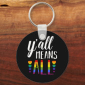 Alle LGBT Gay Lesbian Pride Parade Sleutelhanger (Voorkant)