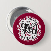 Alle lichamen zijn Good Bodies 3-inch Red Button (Voorkant /achterkant)