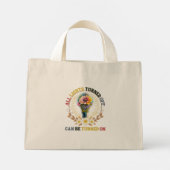 Alle lichten kunnen worden ingeschakeld mini tote bag (Achterkant)