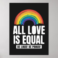 Alle liefde is gelijke prijs voor lesbische, homos