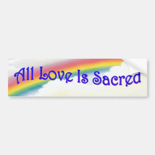 Alle Liefde Is Heilig BS Bumpersticker