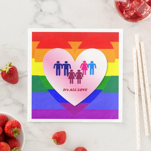 Alle Liefde Trots Hart Koppels Servet (Insitu)
