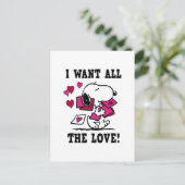 Alle Liefde Valentijn Briefkaart (Staand voorkant)