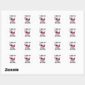 Alle Liefde Valentijn Ronde Sticker (Vel)