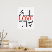 alle liefde voor alle posterijen poster (Keuken)