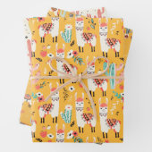 Alle Llamas Inpakpapier Vel (In situ)