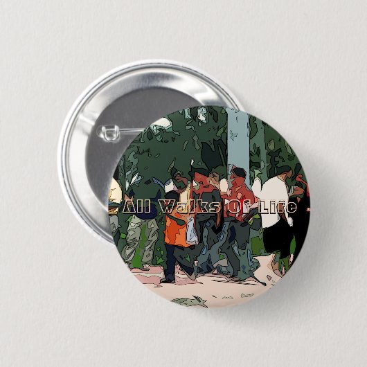Alle looptijden van het leven ronde button 5,7 cm (Voorkant /achterkant)