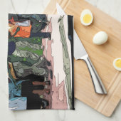 Alle looptijden van het leven theedoek (Quarter Fold)