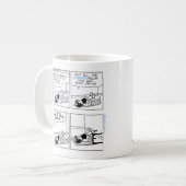 "Alle lymfeeën halen deze weg" Koffiemok (Voorkant links)