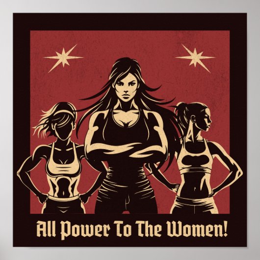 Alle Macht Aan De Vrouwen Poster (Voorkant)