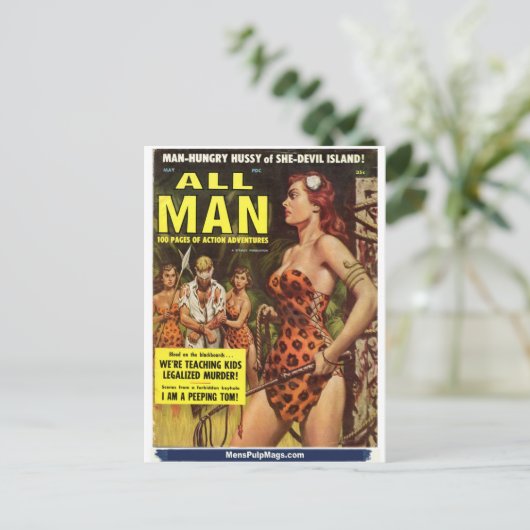 Alle Man, mei 1959 Briefkaart (Staand voorkant)