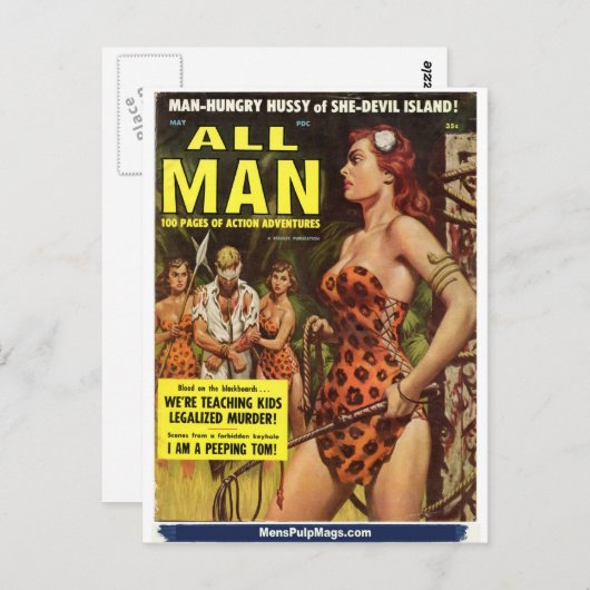 Alle Man, mei 1959 Briefkaart (Voorkant / Achterkant)