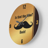 Alle mannelijke ronde (grote) klok (Hoek)