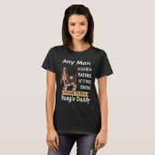 Alle Mannen - Beagle Papa T-shirt (Voorkant volledig)