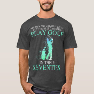 Alle mannen kunnen nog steeds golf spelen in hun t-shirt