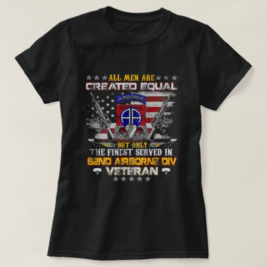 Alle Mannen worden Creëer in sector V van het 82e  T-shirt (Design voorkant)