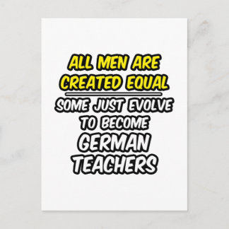 Alle Mannen worden gelijk Creëer...Duitse docenten Briefkaart