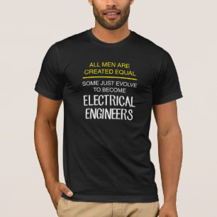 Alle mannen worden gelijk gemaakt: elektrische ing t-shirt