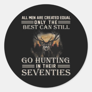 Alle Mannen zijn gelijk Creëer, alleen de besten k Ronde Sticker
