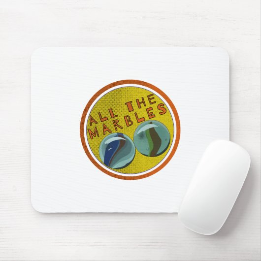 Alle marmeren muismat (Met muis)