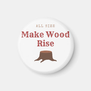 Alle maten maken hout rijzen magneet
