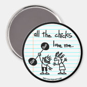 Alle meiden houden van me. magneet (Voorkant / Achterkant)