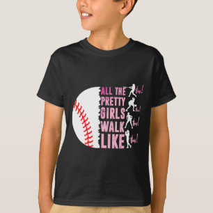 Alle meisjes lopen grappig als deze verkopen pla t-shirt