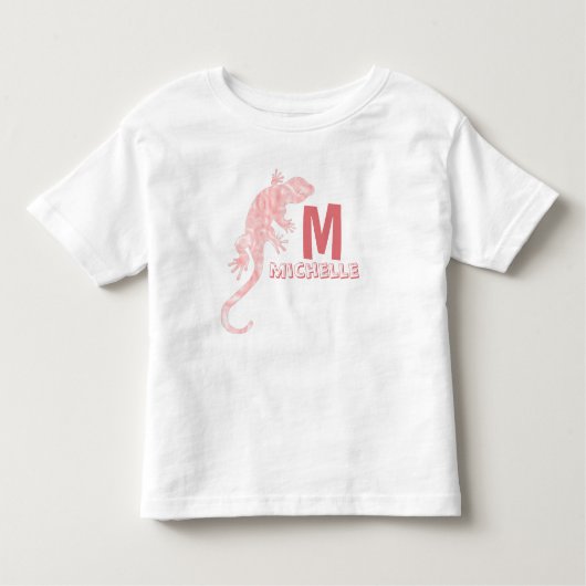 Alle meisjes naam Lizard Monogram T-shirt (Voorkant)