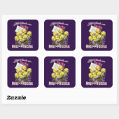 Alle meisjes zijn anti-fascistisch vierkante sticker (Vel)