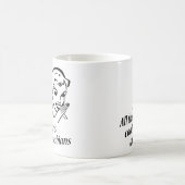 Alle meisjes zijn lesbiennes koffiemok (Center)