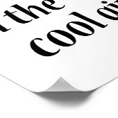 Alle meisjes zijn lesbiennes poster (Hoek)