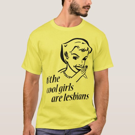 Alle meisjes zijn lesbiennes t-shirt (Voorkant)