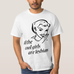 Alle meisjes zijn lesbiennes t-shirt