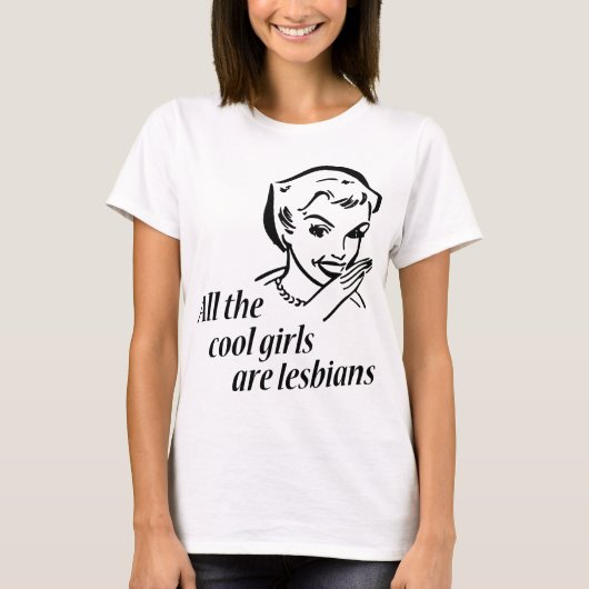Alle meisjes zijn lesbiennes t-shirt (Voorkant)