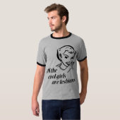 Alle meisjes zijn lesbiennes t-shirt (Voorkant volledig)