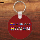Alle menselijke rode sleutelhanger (Voorkant)