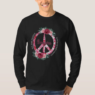 Alle mensen denken dat het leven in de vrede in Fl T-shirt