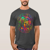 Alle mensen denken dat ze leven in een Stropdas vo T-shirt (Voorkant)