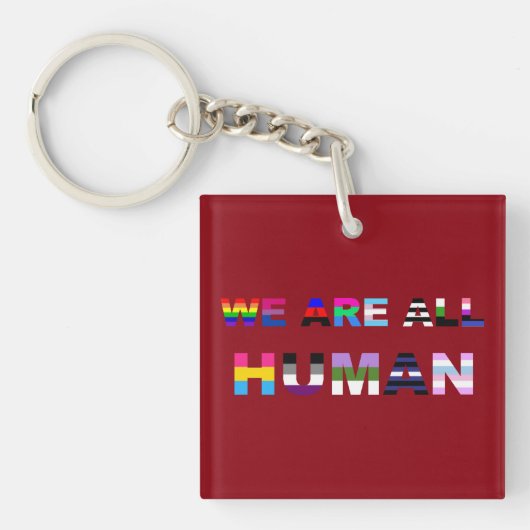 Alle Mensen Rood Sleutelhanger (Voorkant)
