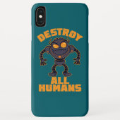 Alle mensen vernietigen Angry Robot Case-Mate iPhone Case (Achterkant)