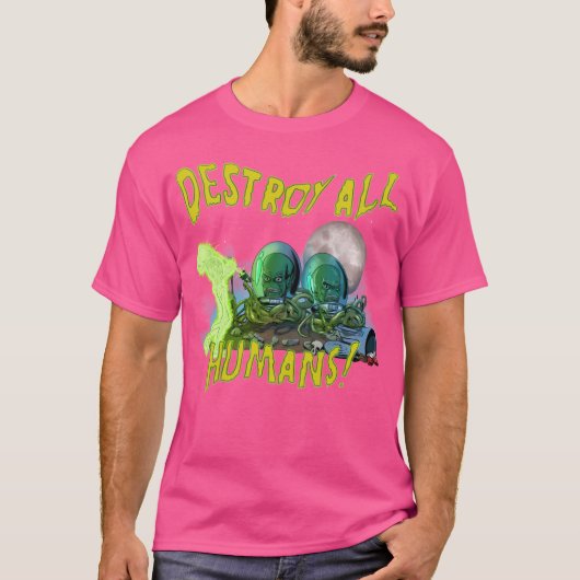 Alle mensen vernietigen t-shirt (Voorkant)