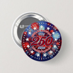 Alle Mensen Zijn Gecreëerd Grafisch Vuurwerk Barst Ronde Button 5,7 Cm